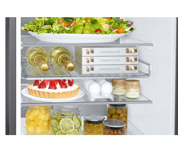 Lodówka Samsung RB34C775CB1 EF No Frost 185,3cm Grafitowa Stal Komora Zero Metal Cooling AI 340L - 1521984 - zdjęcie 9